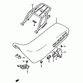 Схема вузла: Сидіння (Model r) для Suzuki DR350