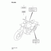 Схема вузла: Інформаційні наклейки (Model k1) для Suzuki VZ800 Marauder