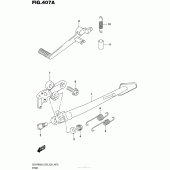 Схема вузла: Підставка для Suzuki GSX-R600
