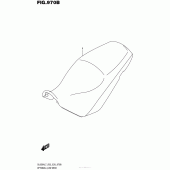 Схема узла: Завышенное сиденье (Опция) для Suzuki DL650 V-Strom