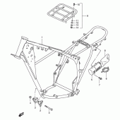 Схема вузла: Рама для Suzuki TS125