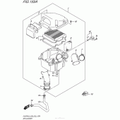 Схема вузла: Повітряний фільтр Suzuki DL650 V-Strom