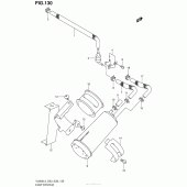 Схема вузла: Система вентиляції бензобака (Vl800Cl3 E33) для Suzuki VL800 Boulevard C50C