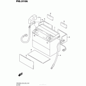 Схема вузла: Акумулятор для Suzuki DR650 DR650SE