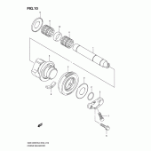Схема вузла: Балансувальний вал для Suzuki GSX1250