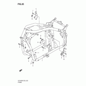 Схема узла: Рама для Suzuki VZ1500 Intruder M1500