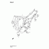 Схема узла: Рама для Suzuki GSX1400
