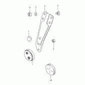 Схема вузла: Світловідбивачі (Катафот) для Suzuki TS185