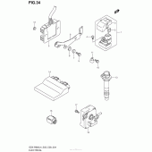Схема узла: Электрооборудование (Gsx-R600L4 E33) для Suzuki GSX-R600