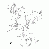 Схема вузла: Електроустаткування для Suzuki DR350
