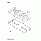 Схема вузла: Клапанна кришка Suzuki GSX650