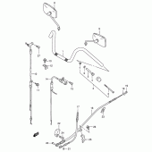 Схема узла: Руль & Тросики (Model k1/k2/k3/k4) для Suzuki VS800 Intruder 800