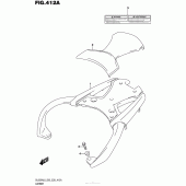 Схема вузла: Carrier (Dl650Al6 E28) для Suzuki DL650 V-Strom