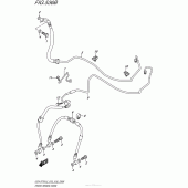 Схема вузла: Front Brake Hose (Gsx-S750Al5 E28) для Suzuki GSX-S750