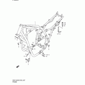 Схема узла: Рама для Suzuki GSX1400