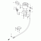 Схема вузла: Спідометр для Suzuki DF125