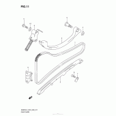 Схема узла: Цепь ГРМ & Натяжитель & Успокоитель для Suzuki AN650 Burgman (EU analogue of SkyWave)
