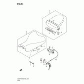 Схема узла: Сиденье для Suzuki GSX-R600