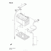 Схема вузла: Акумулятор для Suzuki GW250 Inazuma