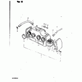 Схема узла: Воздушный фильтр для Suzuki GS1000