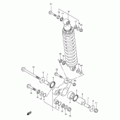 Схема вузла: Важіль прогресії для Suzuki DR125