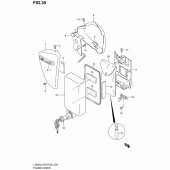 Схема вузла: Бічні панелі для Suzuki LS650 Boulevard S40