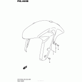 Схема узла: Переднее крыло (Gsx-R1000L6 E28) для Suzuki GSX-R1000