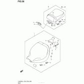 Схема вузла: Сидіння для Suzuki VL800 Boulevard C50 BOSS