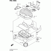 Схема вузла: Повітряний фільтр Suzuki GSX-R600