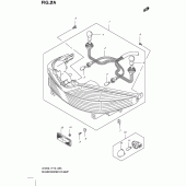 Схема узла: Задний фонарь (Стоп-сигнал) (Model executive p19) для Suzuki UH200 Burgman