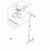 Схема вузла: Передній гальмівний циліндр Suzuki VZ800 Marauder