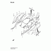 Схема вузла: Бічні панелі (Model k8) для Suzuki GSX-R600