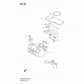 Схема вузла: Бардачок & Інструмент для Suzuki GSF650 Bandit S