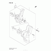 Схема вузла: Водяний насос для Suzuki AN400 Burgman (EU analogue of SkyWave)