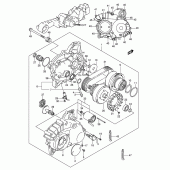 Схема вузла: Варіатор (Model k5) для Suzuki AN650 Burgman (EU analogue of SkyWave)