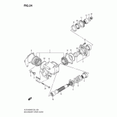 Схема вузла: Вторинна передача Suzuki VLR1800 Intruder C1800R/ Boulevard C109R