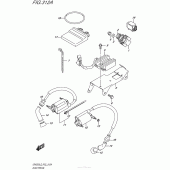 Схема вузла: Електроустаткування для Suzuki GW250 Inazuma