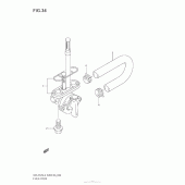 Схема узла: Топливный кран для Suzuki DR-Z125 DR-Z125