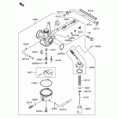 Схема узла: Карбюратор для Suzuki DR-Z110