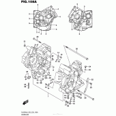 Схема вузла: Картер двигуна для Suzuki DL650 V-Strom