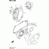 Схема вузла: Кришки картера для Suzuki UH200 Burgman