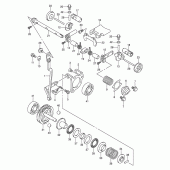 Схема вузла: Клапан вихлопу (Model k3/k4/k5/k6) для Suzuki RM250