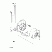 Схема узла: Статор & Ротор для Suzuki RM125