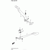 Схема вузла: Підставка для Suzuki VZ1500 Boulevard M90
