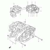Схема вузла: Картер двигуна для Suzuki GZ250 Marauder