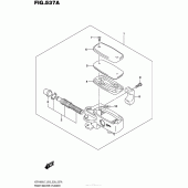 Схема вузла: Передній гальмівний циліндр (Vzr1800L7 E28) для Suzuki VZR1800 Boulevard M109R BOSS