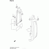 Схема вузла: Side Rear Cover (Vzr1800Bzl4 E33) для Suzuki VZR1800 Boulevard M109R BOSS