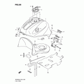 Схема вузла: Паливний бак (Sv650sul2 e24) для Suzuki SV650