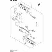 Схема узла: Ручки с подогревом (Опция) для Suzuki UH200 Burgman