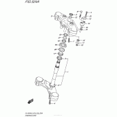 Схема вузла: Рульова траверса Suzuki DL1000 V-Strom